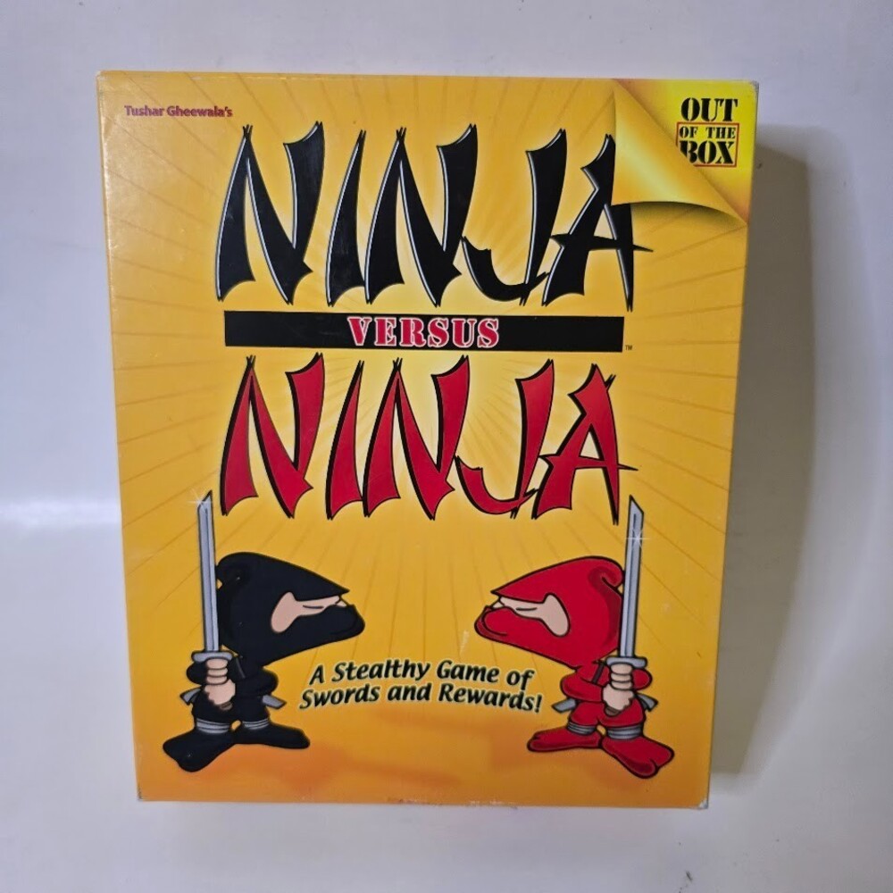 Ninja Versus Ninja Preowned Complete Board Game
